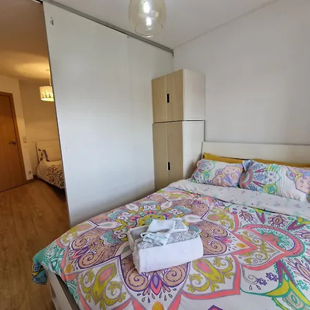 Pretty Flat With Terrace, Air Cond, Free Parking, By With Lda Apartament *